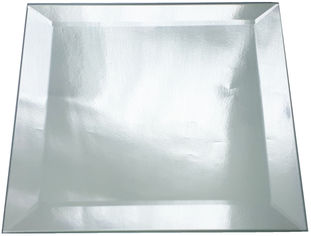 Акція на Зеркальная плитка UMT 600х600 мм фацет 15 мм серебро (ПФС 600-600) від Rozetka UA