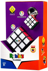 Акція на Набор головоломок 3х3 Rubik's Кубик и Мини-Кубик с кольцом (6900006613553) від Rozetka UA