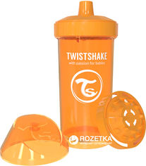 Акція на Детская чашка Twistshake 360 мл Оранжевая (7350083120700) від Rozetka UA