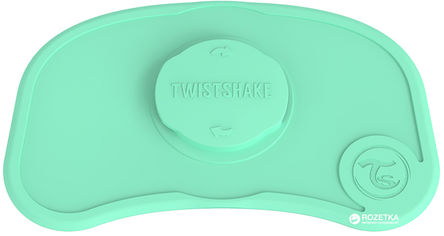 Акция на Коврик для тарелочки Twistshake нескользящий Мятный (7350083123350) от Rozetka UA