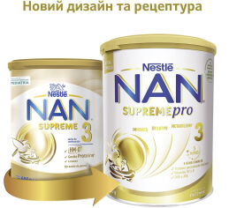 Акция на Сухая смесь Nan Supreme Pro 3 с 5 олигосахаридами для питания детей от 12 месяцев 800 г (7613287572875) от Rozetka