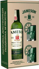 Акция на Виски Jameson Irish Whiskey 0.7 л 40% с 2-мя бокалами (5011007004446) от Rozetka UA