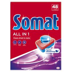 Акция на Таблетки для посудомоечной машины Somat All in one 48 шт (9000101347975) от Rozetka