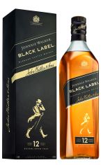Акція на Виски Johnnie Walker Black label 12 лет выдержки 1 л 40% в подарочной упаковке (5000267023625) від Rozetka UA