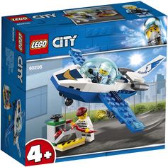 Акция на Конструктор LEGO City Воздушная полиция: патрульный самолёт 54 детали (60206) от Rozetka UA