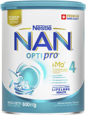 Акция на Сухая молочная смесь Nestle NAN 4 Optipro с олигосахаридом 2'FL для детей от 18 месяцев 800 г (7613034698926) от Rozetka UA