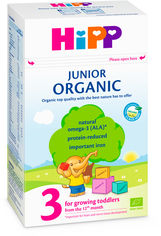Акция на Органическое детское сухое молочко HiPP Organic 3 с 12 месяцев 500 г (9062300134008_9062300139331) от Rozetka UA
