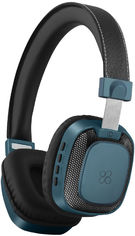 Акция на Накладные Bluetooth наушники Promate Melody-BT Bluetooth 5 LED Blue (melody-bt.blue) от Rozetka UA