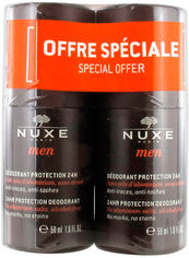 Акція на Набор дезодорантов Nuxe Men 24hr Protection Deodorant 2 х 50 мл (3264680011092) від Rozetka UA