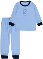 Акція на Пижама (футболка с длинными рукавами + штаны) See You 000000014 92 см Синяя (2416904201319) від Rozetka UA
