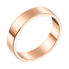 Акція на Обручальное кольцо из красного золота 000000349 15.5 размера від Zlato