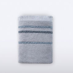 Акция на Махровое полотенце Integra corewell Irya mavi голубое 70х140 см от Podushka