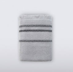 Акція на Махровое полотенце Integra corewell Irya gri серое 50х90 см від Podushka