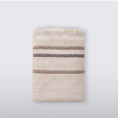 Акція на Махровое полотенце Integra corewell Irya bej бежевое 50х90 см від Podushka