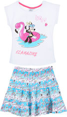 Акція на Костюм (футболка + юбка) Disney Minnie SE1432 128 см Синий (3609083439607) від Rozetka UA