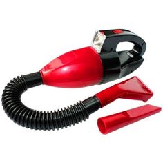 Акция на Автомобильный пылесос с фонариком Vacuum Cleaner Original Красный от Allo UA