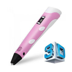 Акція на 3D ручка горячая ручка Smart 3D Pen 2 Pink від Allo UA