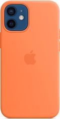 Акція на Чехол Apple для iPhone 12 mini Silicone Case with MagSafe Kumquat (MHKN3ZE/A) від MOYO