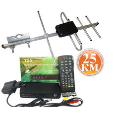 Акція на Комплект Т2 : DVB-T2 тюнер Т23 с фунциями медиаплеера и IPTV/WebTV-плеера + Антенна внешняя Волна 1-04 (25 км) від Allo UA