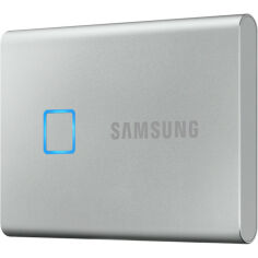 Акция на Внешний SSD накопитель SAMSUNG T7 Touch 2TB USB 3.2 silver (MU-PC2T0S/WW) от Foxtrot