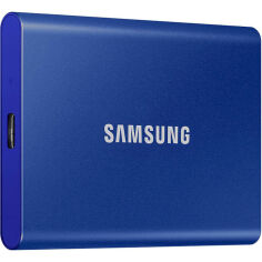 Акція на Внешний SSD накопитель SAMSUNG T7 500GB USB 3.2 GEN.2 BLUE (MU-PC500H/WW) від Foxtrot