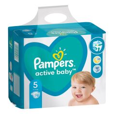 Акция на Подгузники Pampers Active Baby Размер 5 Junior 11-16 кг 78 шт  ТМ: Pampers от Antoshka