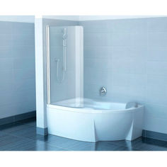 Акция на Шторка для ванны RAVAK CVSK1 ROSA 160/170 R Белый TRANSPARENT, 7QRS0100Y1 от Allo UA