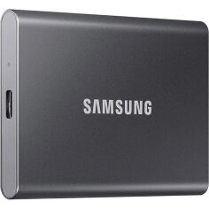 Акция на Внешний SSD накопитель SAMSUNG T7 500GB USB 3.2 GEN.2 GRAY (MU-PC500T/WW) от Foxtrot