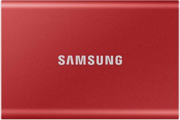 Акция на Samsung Portable SSD T7 500GB USB 3.2 Type-C (MU-PC500R/WW) External Red от Rozetka