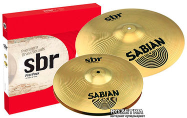 Акция на Набор тарелок Sabian SBr First Pack (SBR5001) от Rozetka UA