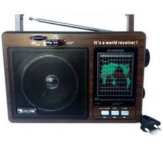 Акция на Аккумуляторный радиоприемник GOLON RX-9966UAR Brown от Allo UA