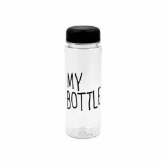 Акція на Бутылка My Bottle 500 мл пластик прозрачная с дозатором чехол від Allo UA