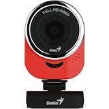 Акция на WEB-камера GENIUS QCam 6000 Full HD Red (32200002401) от Foxtrot