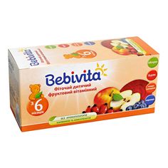 Акція на Фиточай Bebivita Детский фруктовый витаминный 30 г 1378/027-У ТМ: Bebivita від Antoshka