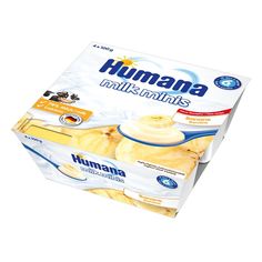 Акція на Продукт кисломолочный Humana с бананом и пребиотиками, 400 г. 701091 ТМ: Humana від Antoshka