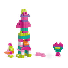 Акция на Конструктор Розовый Mega Bloks, 60 эл DCH54 ТМ: Mega Bloks (Mattel) от Antoshka