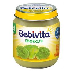 Акція на Пюре овощное Bebivita Брокколи 125 г 1702 ТМ: Bebivita від Antoshka
