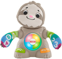 Акция на Интерактивная игрушка Fisher-Price Linkimals Танцующий ленивец (русс) (GHY96) (0887961807066) от Rozetka UA