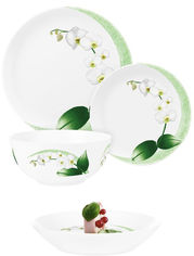 Акція на Сервиз столовый Luminarc Diwali White Orchid 19 предметов (P9741) від Rozetka UA