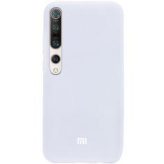 Акція на Чехол Silicone Cover Full Protective (AA) для Xiaomi Mi 10 / Mi 10 Pro Белый / White від Allo UA