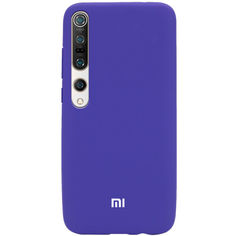 Акция на Чехол Silicone Cover Full Protective (AA) для Xiaomi Mi 10 / Mi 10 Pro Фиолетовый / Purple от Allo UA