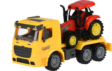 Акція на Набор машинок Same Toy Truck инерционных Тягач желтый и трактор (98-613Ut-1) від Rozetka UA