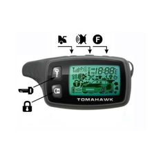 Акція на Брелок с ЖК-дисплеем для сигнализации Tomahawk TW-9010 від Allo UA