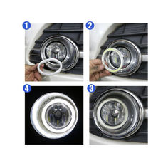 Акція на Светодиодные кольца E-Bright Ангельские глазки Для авто (2 шт.) 110 мм. Белый (1004-477-05) від Allo UA