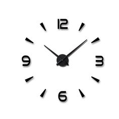 Акция на Часы Diy Настенные M013 3D 120 см Черный (1005-587-00) от Allo UA