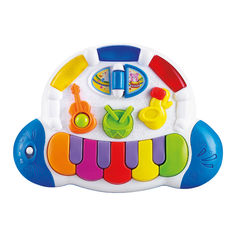 Акция на Музыкальная игрушка Baby team Пианино со световым эффектом (8635) от Будинок іграшок