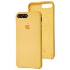 Акция на Чехол Silicone Case для Apple iPhone 7 Plus / 8 Plus Yellow от Allo UA