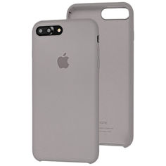 Акция на Чехол Silicone Case для Apple iPhone 7 Plus / 8 Plus Grey Mocco от Allo UA