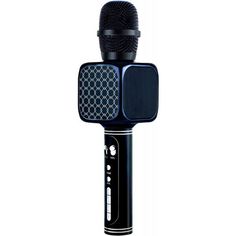 Акція на Беспроводной микрофон для караоке + колонка 2в1 - Bluetooth Magic Karaoke YS-69-BL с динамиками 2 х 3Вт, трехуровневым подавлением шума, функцией фонограммы, смена голоса и эхо (Black) від Allo UA