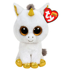 Акція на М'яка іграшка TY Beanie Boo's Білий єдиноріг Пегас 25 см (36825) від Будинок іграшок